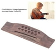 thumbnail image 4 of Acoustic Guitar Bridge, 12 String Guitar Bridge Rosewood 94x6mm Slot  For Musical Instrument, 4 of 8