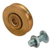 1/4 in. Inside Diam. X 1-1/4 in. Outside Diam. Steel Unfinished Sliding Door Ball Bearing Roller (2-pack)