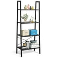 thumbnail image 3 of Patiojoy 4-Tier Ladder Bookshelf Display Ladder Rack Free-Standing Plant, 3 of 9