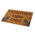 thumbnail image 2 of Positive Vibes Only Front Door Coir Doormat, 2 of 4