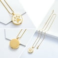 thumbnail image 4 of Round with Paw Print Pet Cremation Jewelry for Ashes Urn Necklace Lockets for Dog Cat Ashes Holder, 4 of 6