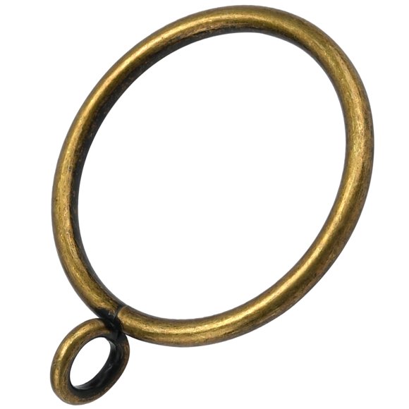 Anillas de cortina AMZSEVEN, paquete de 44, metal, 3,8 cm de diámetro interior