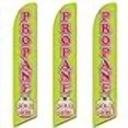 thumbnail image 2 of Trois (3) Pack Drapeaux Swooper à Manches Longues au PROPANE Vendus Ici Vert Rouge Bleu Tank, 2 of 2