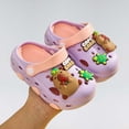 thumbnail image 3 of Toddler Boys Girls Cartoon Clogs Kids Clogs EVA Cute Cartoon Print Non Closed Toe Waterproof Lightweight Breathable Clogs for Indoor Outdoor Summer Use, 3 of 8