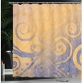 thumbnail image 3 of Ambesonne Modern Shower Curtain, Floral Swirls Leaves Print, 69"Wx70"L, Earth Yellow, 3 of 4