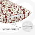 thumbnail image 3 of Rateoe Mushroom Pattern Pillow Covers with Invisible Zipper(Pillows are not Included) Standard Pillowcases-14"x20", 3 of 6