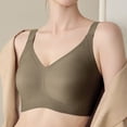 thumbnail image 5 of ZJXFGS Womens Seamless Bras,Push Up Seamless No Underwire Bra,Gentle Lifting Bra for Seniors,Bralette with Padding,Sleep Bras for Women,Sports Bralette Beige L, 5 of 7