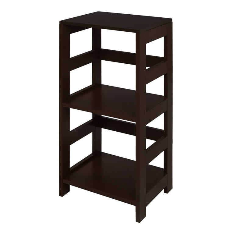 FUTRWORE Small Bookshelf for Small Spaces,Modern 3 Tier Bookcase Night Stand, Narrow Book Shelf Organizer, Small Shelf Open Display Rack for Bedroom