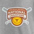 thumbnail image 4 of Women's Gray Texas Longhorns 2025 NCAA Softball Women's College World Series Champions V-Neck T-Shirt, 4 of 4