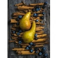 thumbnail image 2 of Shapiro, Alan 25x32 White Modern Wood Framed Museum Art Print Titled - Pears and cinammon, 2 of 4