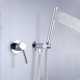 thumbnail image 2 of Juego de Ducha de Pared con Cabezal de Ducha de Agua Fría y Caliente Juego de Ducha Plateado, 2 of 5