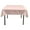 Blush Peach, variant on Exlonjet Fabric & Foam Inc, 54" x 54" Square Polyester Poplin Table Overlay, for 42" Square Small Coffee Table with 6" Drop (Emerald Green)