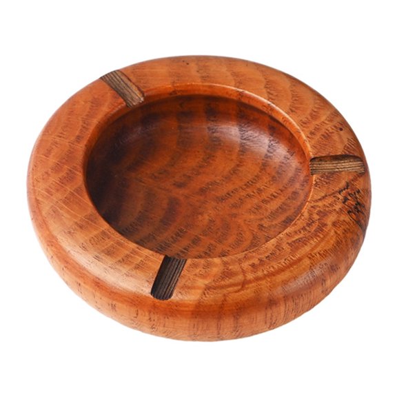 STRANDCHIC Ashes Container Wooden Ashtray Light Brown 1Pack