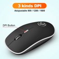 thumbnail image 4 of Ratón inalámbrico iMice, silencioso, 1600 DPI, ergonómico, sin ruido, USB, para PC, portátil, 4 of 7