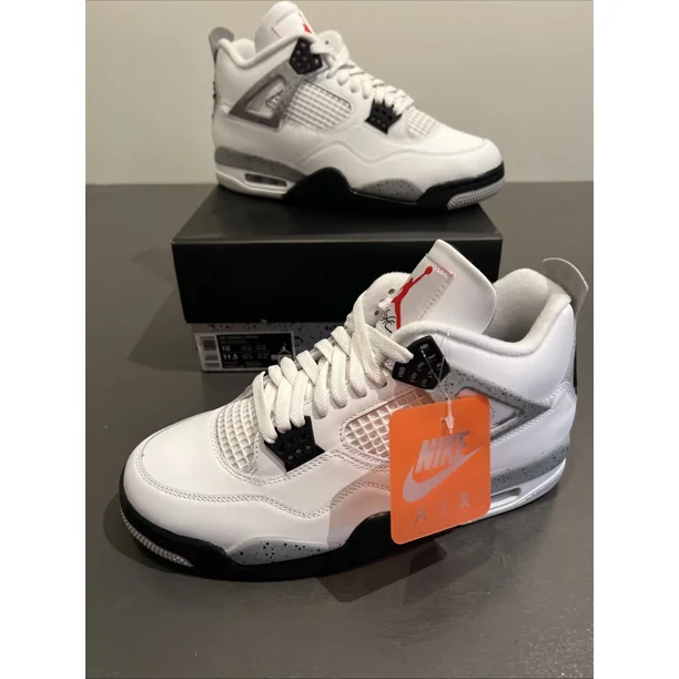 Ni - ke Ni - ke Jordan 4 Retro OG 2025 "White Cement" - FV5029-100 - Size 10 Mens