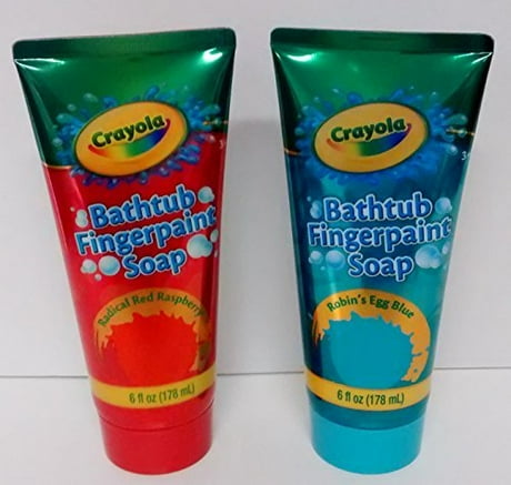 Crayola Bathtub Fingerpaint Soap Robin S Egg Blue Radical Red Crayola Bathtub Fingerpaint Soap Robin S Egg Blue Radical Red Raspberry 6oz Fun Bundle Bargain By Cr
