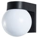 thumbnail image 4 of Pantalla redonda de acrílico con base de plástico para PC, resistente al agua, para exteriores, para montar en la pared, color blanco leche, 4 of 14