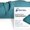 Teal, variant on JMR Beige Hospital/Home Thermal Blanket Snagfree 100% Cotton Coach Throw or Quilt Twin Size 66x90