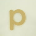 thumbnail image 3 of Package of 1, 12 Inch X 3/4" Thickness MDF Letter p in The Gotham Rounded Font, Thick, Lower Case for Art & Craft Project, Made in USA, 3 of 4