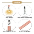 thumbnail image 4 of Unique Bargains Stylus Pens for Touch Screens Magnetic 2 Fine Point Disc Universal Capacitive Pen Sensitivity, Gold, 4 of 7