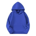 thumbnail image 3 of TBWNWG Girls Hoodies & Sweatshirts Pullover Warm Thickened Hooded Sweatshirt for Toddler and Big Kids Casual Outerwear,Size 13-14 Years, 3 of 9