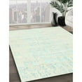 thumbnail image 2 of Ahgly Company Indoor Round Contemporary Light Rose Green Abstract Area Rugs, 4' Round, 2 of 6