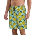 thumbnail image 2 of Naloa Lemon Men's Beach Shorts, Surfing shorts, Swim trunks, Quick Dry Swim Trunks for Surfing Beach Fun - Large, 2 of 9