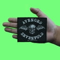 thumbnail image 2 of Avenged Sevenfold Men's Death Bat Woven Patch Black, 2 of 2