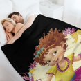thumbnail image 6 of Fancy Nancy Cartoon Blanket, Soft Cozy Fluffy Plush Throw Blanket for Boys Girls Young Adults, Warm Flannel Blanket for Living Room Bedroom Couch Bed 50"x60", 6 of 8