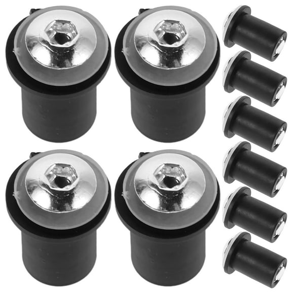 KAKOWELY Windscreen Screws Motorcycle Windscreen Bolts Aluminum Alloy Motorcycle Windshield 10Pcs