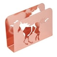 thumbnail image 4 of Servilleteros verticales, servilletero con forma de caballo, servilletero de hierro, organizador, servilletero, valor excepcional, 4 of 12