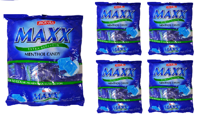 Maxx Menthol Candy Extra Strength Pack of 5