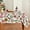 White, variant on Christmas Tablecloth 60×84 Inch Rectangular, Candy Cane Lollipop Washable Table Cover for Party Picnic Dinner Decor