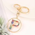 thumbnail image 2 of Letter Keychain,26 Letters A-Z Decorative Letter Keychain,Name Keychain for Women Girls Men Teenager Gift, 2 of 5