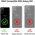 thumbnail image 6 of for Galaxy S20 Case Wallet Credit Card Holder 4-Card Slot Hidden Flip Back Pocket Dual Layer Hybrid Rugged Rubber Bumper Armor Protective Hard Shell Cover for Samsung Galaxy S20 6.2 (Purple), 6 of 11