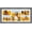 Grey, variant on 9x13 Picture Frame Display 4 opening 4X6 Picture Frame Collage,Multi Photo Frame with Mat,Plexiglass,Wall or Tabletop Decor,Black Wood Grain