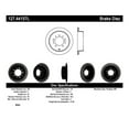thumbnail image 3 of StopTech 127.44157L StopTech Sport Rotors; Drilled And Slotted; Rear Left; Fits select: 2007-2021 TOYOTA TUNDRA, 2008-2022 TOYOTA SEQUOIA, 3 of 11