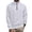 White, variant on LNZGNM Mens Quarter Zip Pullover Stand-Up Collar Breathable Solid Color T-Shirts Lightweight Quarter Zip Long Sleeve Sweatshirts Casual Running Top,Light Gray M