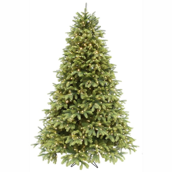 Vickerman 5.5' x 42" Deluxe Balsam EZ Plug Artificial Christmas tree, Clear Incandescent Dura-Lit® Mini Lights