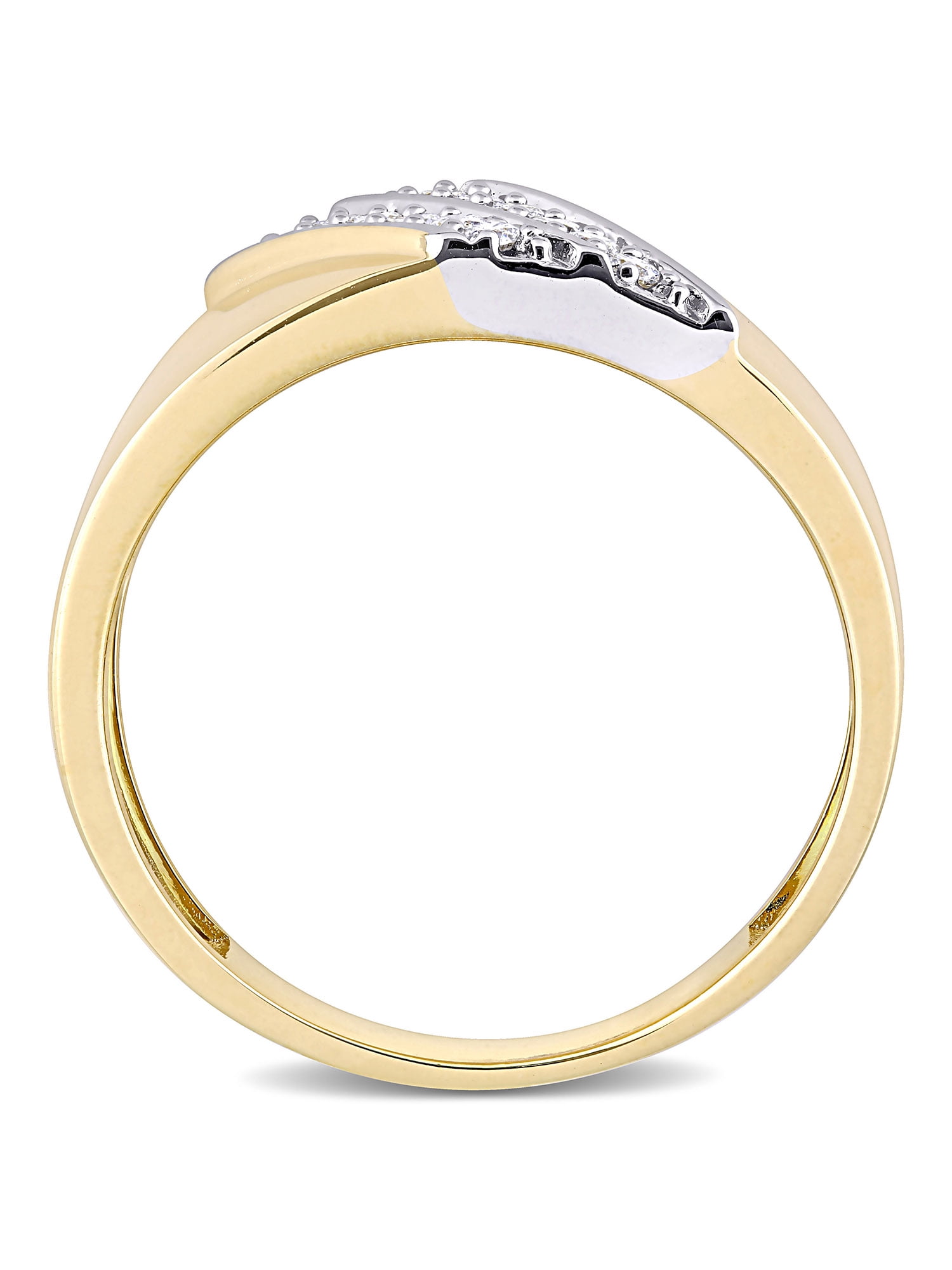 Everly Men's Diamond Sterling Silver Wedding Ring