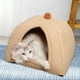 thumbnail image 1 of Gato de peluche Casa cálida Tienda de campaña para perros Parte inferior antideslizante Cozy Ball Cojín de cama para mascotas de decorativa , S Marrón Salvador peluche perros cama gato, 1 of 10