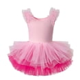 thumbnail image 3 of XXWXYD Girls Tulle Princess Tutu Dress Sleeveless Lace Bow Ballet Birthday Party 𝖥airy Garden Flower Girl Dress Laye𝗋ed Tulle Flower Girl Dress, 3 of 7