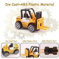 thumbnail image 4 of 1 64 Alloy Engineering Car with Gift Box  Excavator  Forklift  Stacking Machine  Forklift  Road Press  6/8 Pcs, 4 of 6