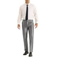 thumbnail image 2 of INSPIRE CHIC Dress Pants for Men's Classic Fit Solid Stretch Flat Front Work Business Trousers 32 Silver Gray, 2 of 6