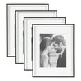 thumbnail image 5 of Kate and Laurel Gibson Modern Wall Picture Frame Set of 4, 11x14 matted to 8x10, Black and White, Four-Piece Frame Set for Use as Gallery Wall Frame Set in Living Room Wall Décor, 5 of 9