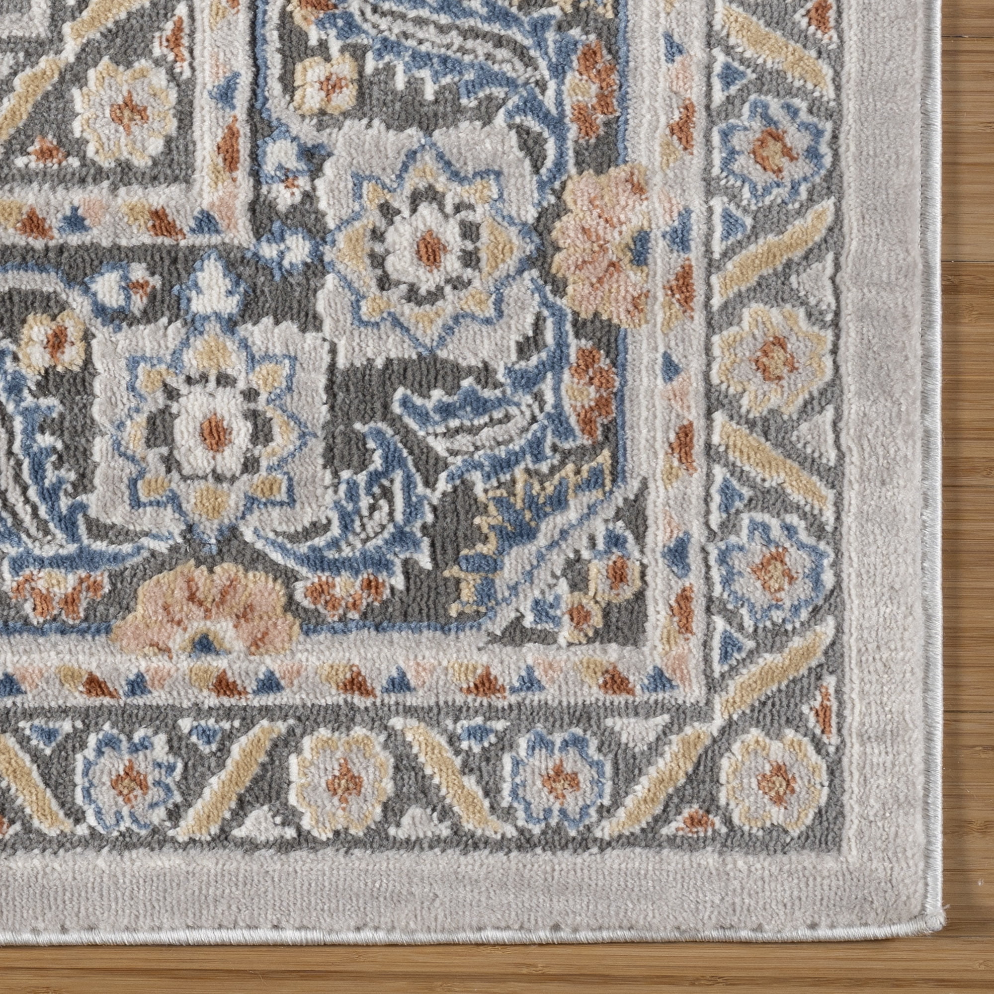 Arlo Afton Traditional Oriental Gray Area Rug, 2x6