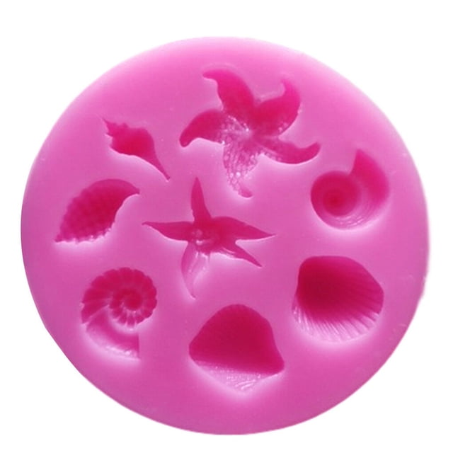 fastboy Fondant Mold Ocean Creatures Design Fondant Chocolate Biscuit DIY Silicone Mould Baking Tray