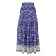 thumbnail image 5 of Falda larga retro con estampado de cintura alta cómoda para mujer a la moda Pompotops  qwe14535, 5 of 8