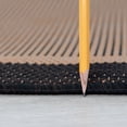 thumbnail image 2 of Tayse Eco Area Rug ECO1201 Transitional Black Solid Single-Color 5' 3" x 7' 3" Rectangle, 2 of 2