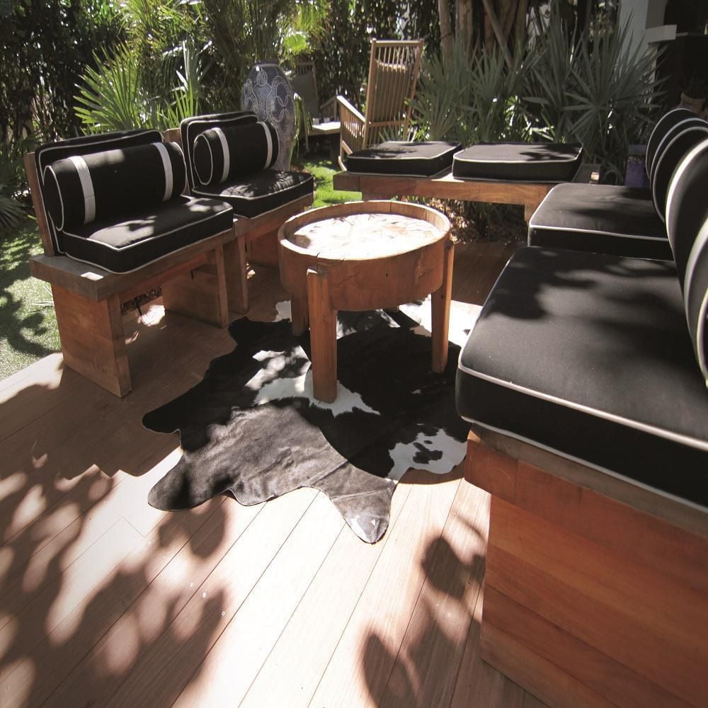 TAPIS KOBE EN PEAU DE VACHE 5' X 7'